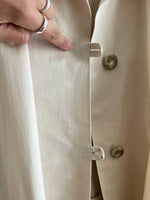 Tailoring pure silk butter trench