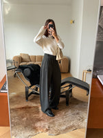 Pure viscose tailored pants - Army