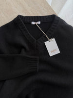 100% merino wool soft pull - Carbone