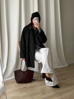 Marella pure wool grey coat