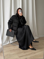 Moncler black down jacket