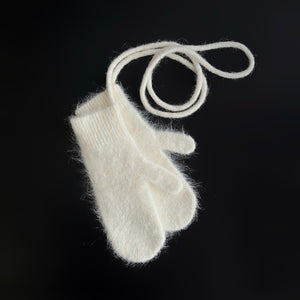Delicatelove - Alpaca off white gloves